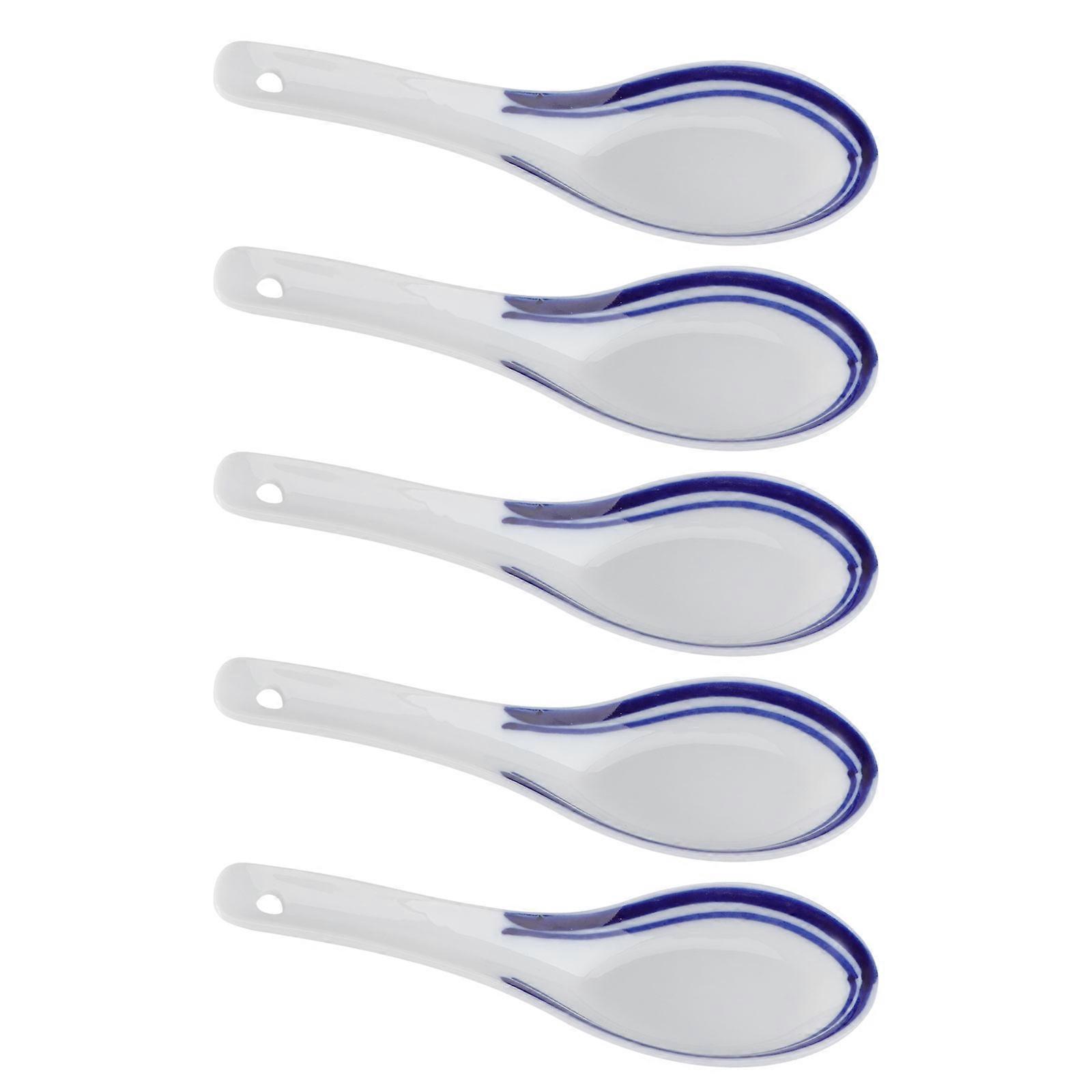Functional Chinesisch Tableware Spoon, Elegant Design for Various Meals