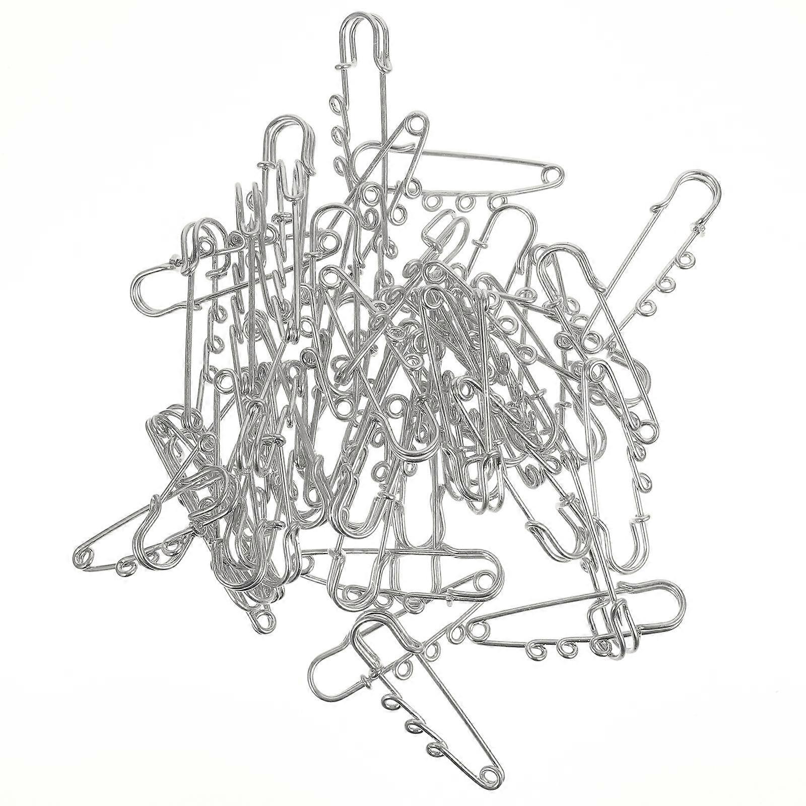 Crafting Safety Pin, Durable Alloy with Metal Pins for Custom Brooch Projects