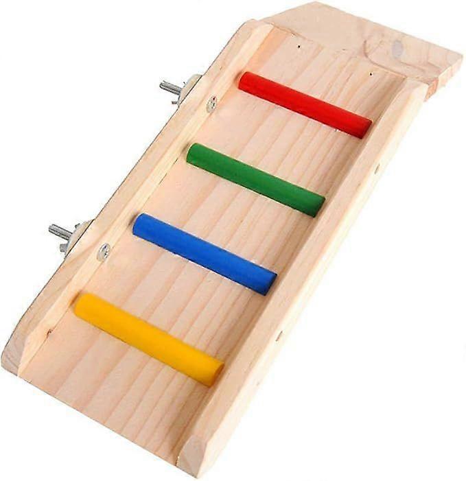 Pet Natural Wood Stand Platform, Stairs Ladder for Hamster/Chinchilla/Chipmunk