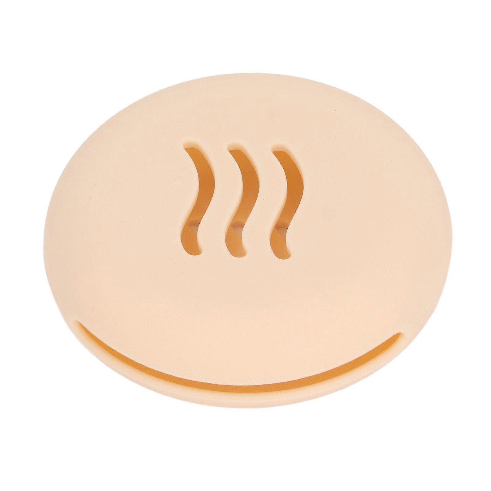 2025 Latest Model Makeup Puff Silicone Storage Bag Round Portable Shatterproof...