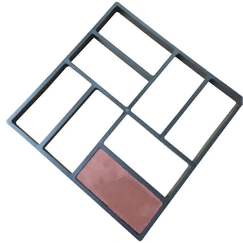 Garden Concrete Paving Mould Pathmate Stepping Stone Mold Diy Projects Creating Patterned Walks 15.7x15.7inch 1Set