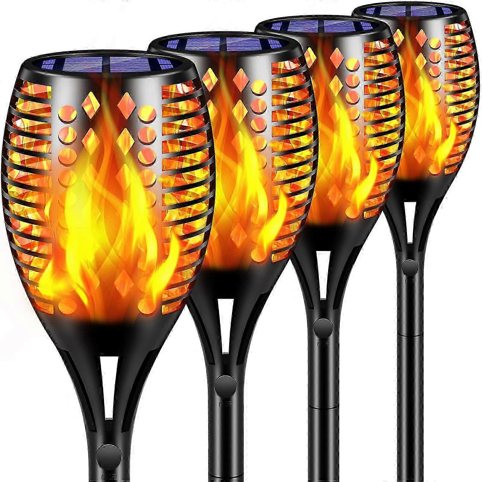 LED Torch Lights with Vibrating Flames - 43 Height, 96 LEDs