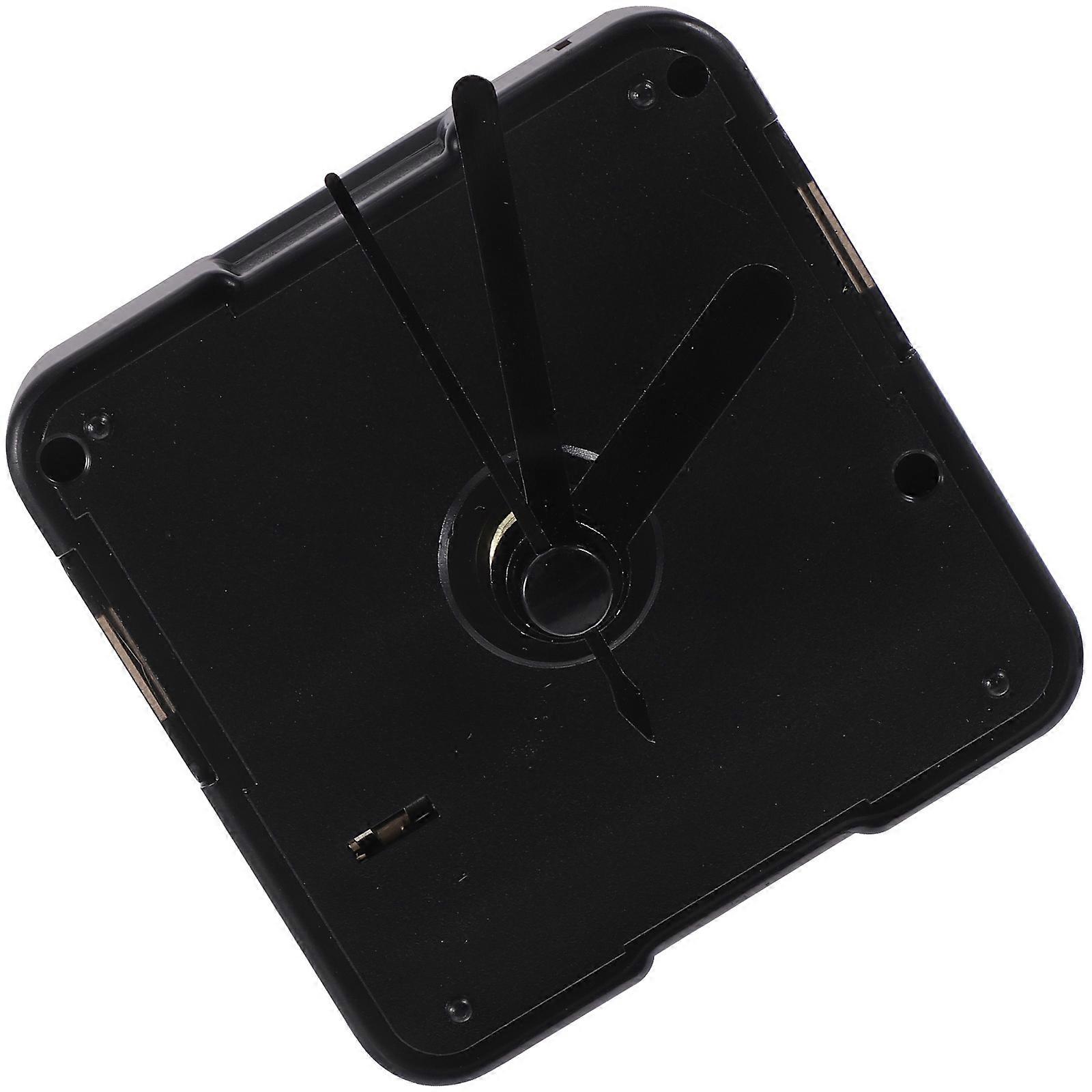 Quiet DIY Clock Movement Kit with Long Shaft and Hands – Plastic Replacement Mechanism for Wall and Desk Clocks