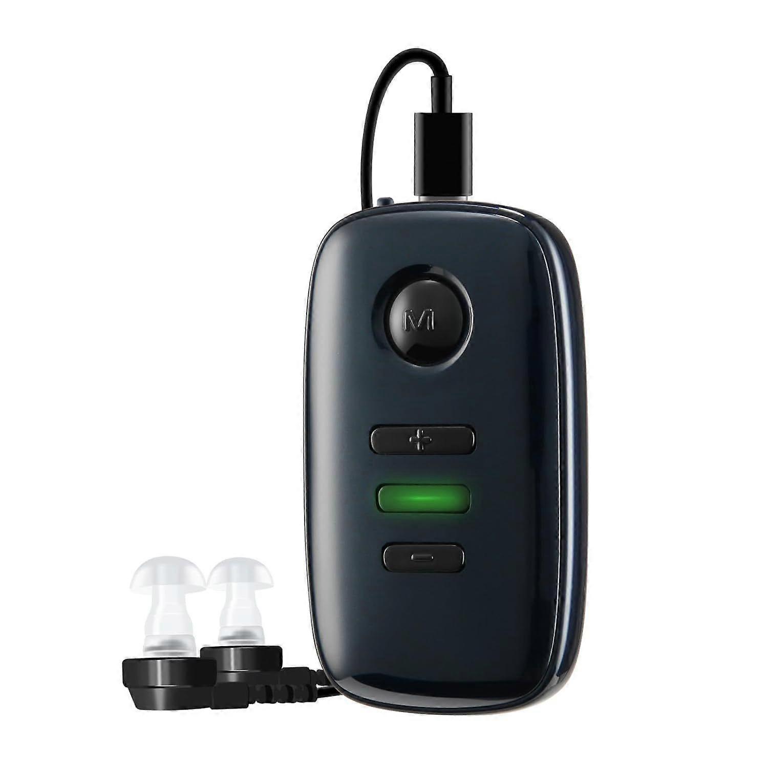 Digital Rechargeable Hearing Aid Machine for Old Age USB Charging Noise Reduction Pocket Model Sound Amplifier