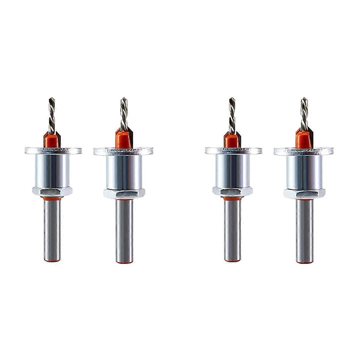 2 Pack 8mm Metal Countersink with Depth Stop, for Plastic, Drilling