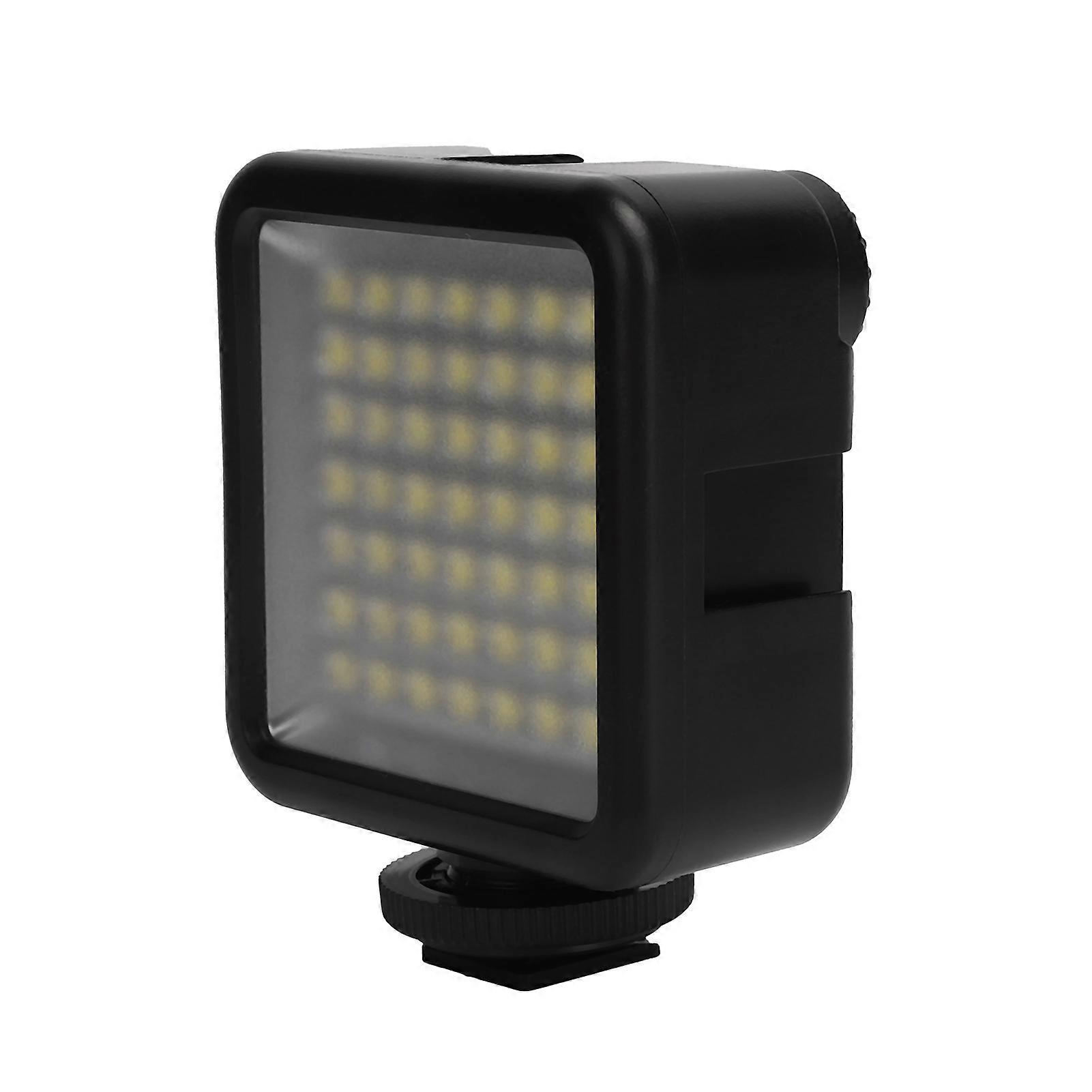 W49 Mini Portable LED Video Light, 6000K Adjustable Fill Light for Gropro Sports Camera