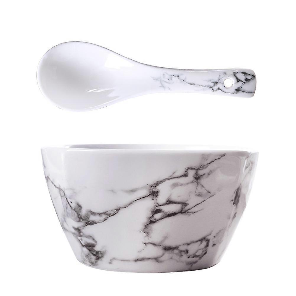 Serving Salad Bowl Ceramic Cereal Bowls Simple and Practical Design Household Users 1Set
