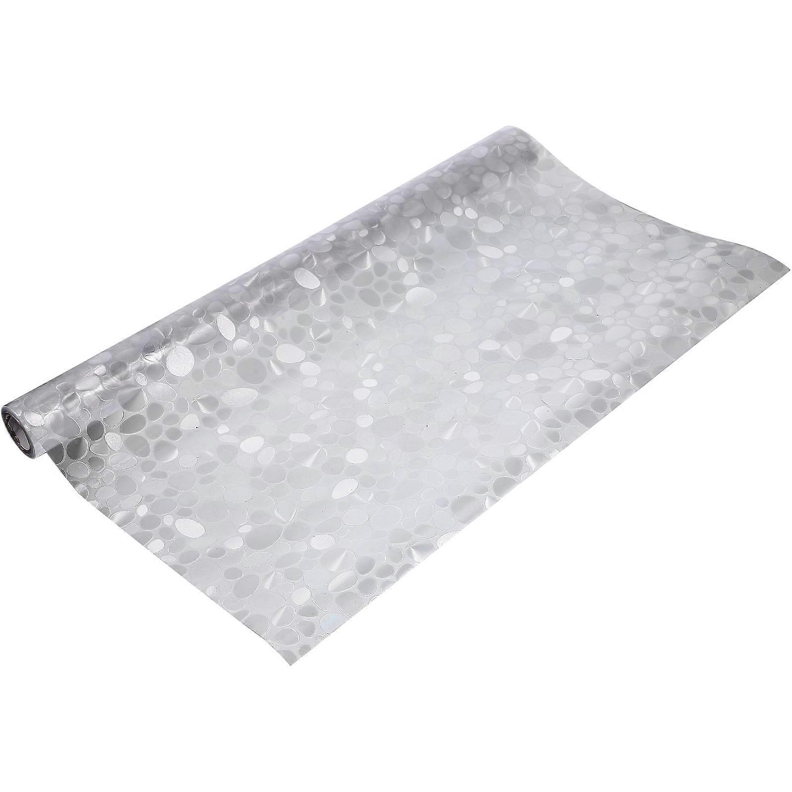Frosted Electrostatic Film Static Cling Home Use 200X45CM UV Protection Multi PVC 1Set
