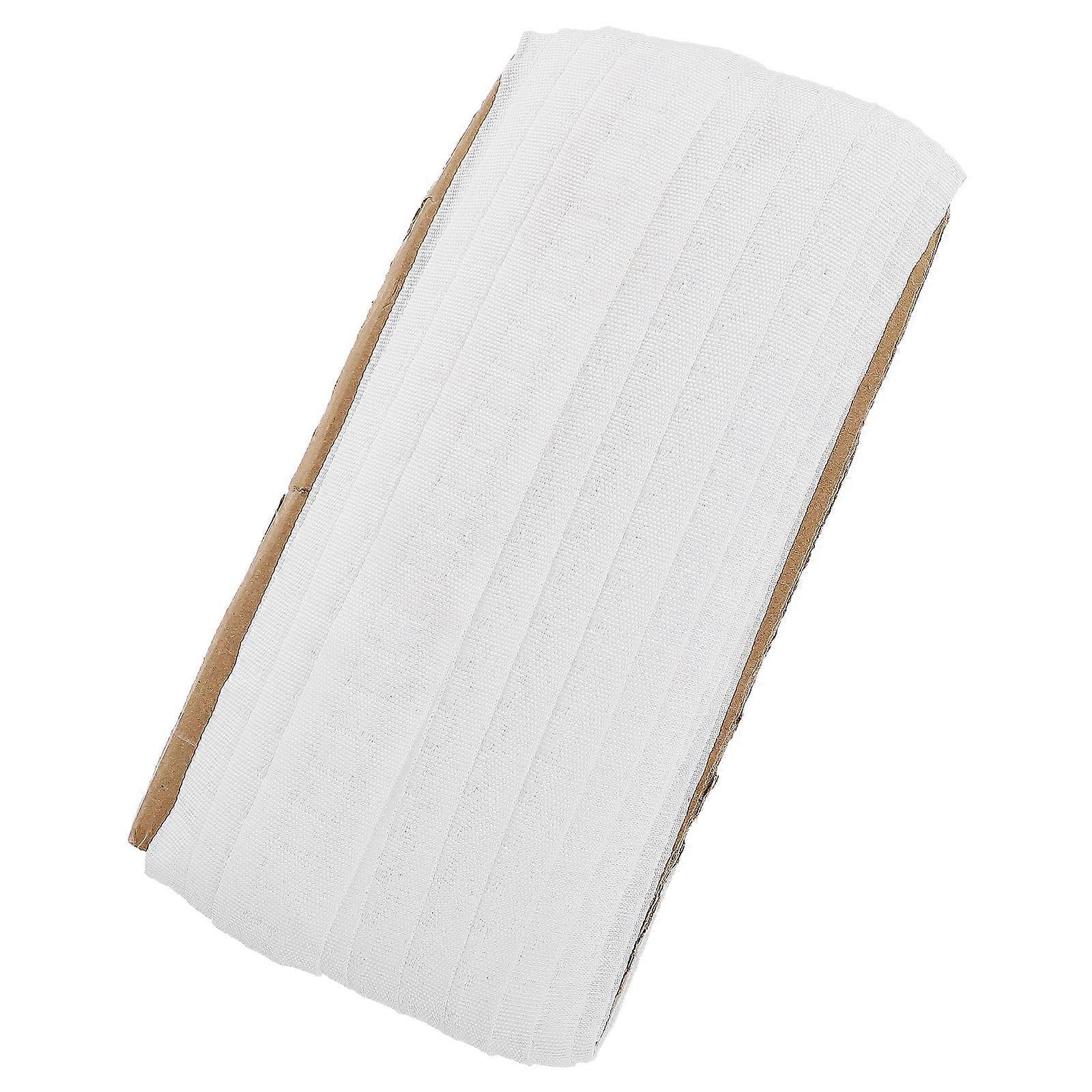 Window Curtain Tape White Polyester Texture for Curtain Accessory 1Pcs