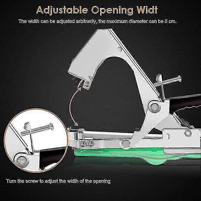 Plant Tying Machine, Branch Tying Taper Tool, Manual Agricultural Equipment for Garden Fruits, Vegetables, and Flowers