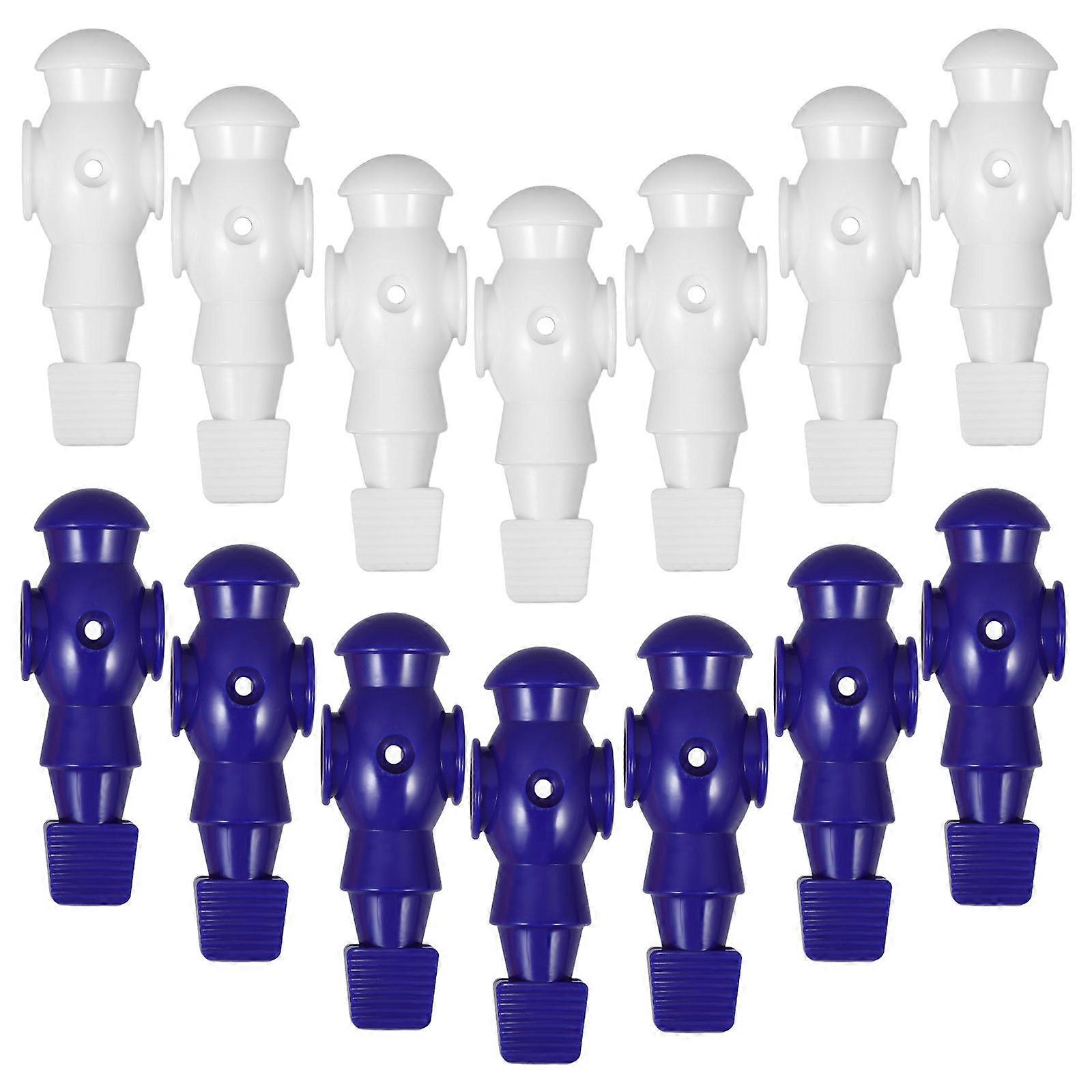 Soccer Table Toys 26Pcs Foosball Player Figures Assorted Color Plastic Replacement Parts For Casual Enthusiasts