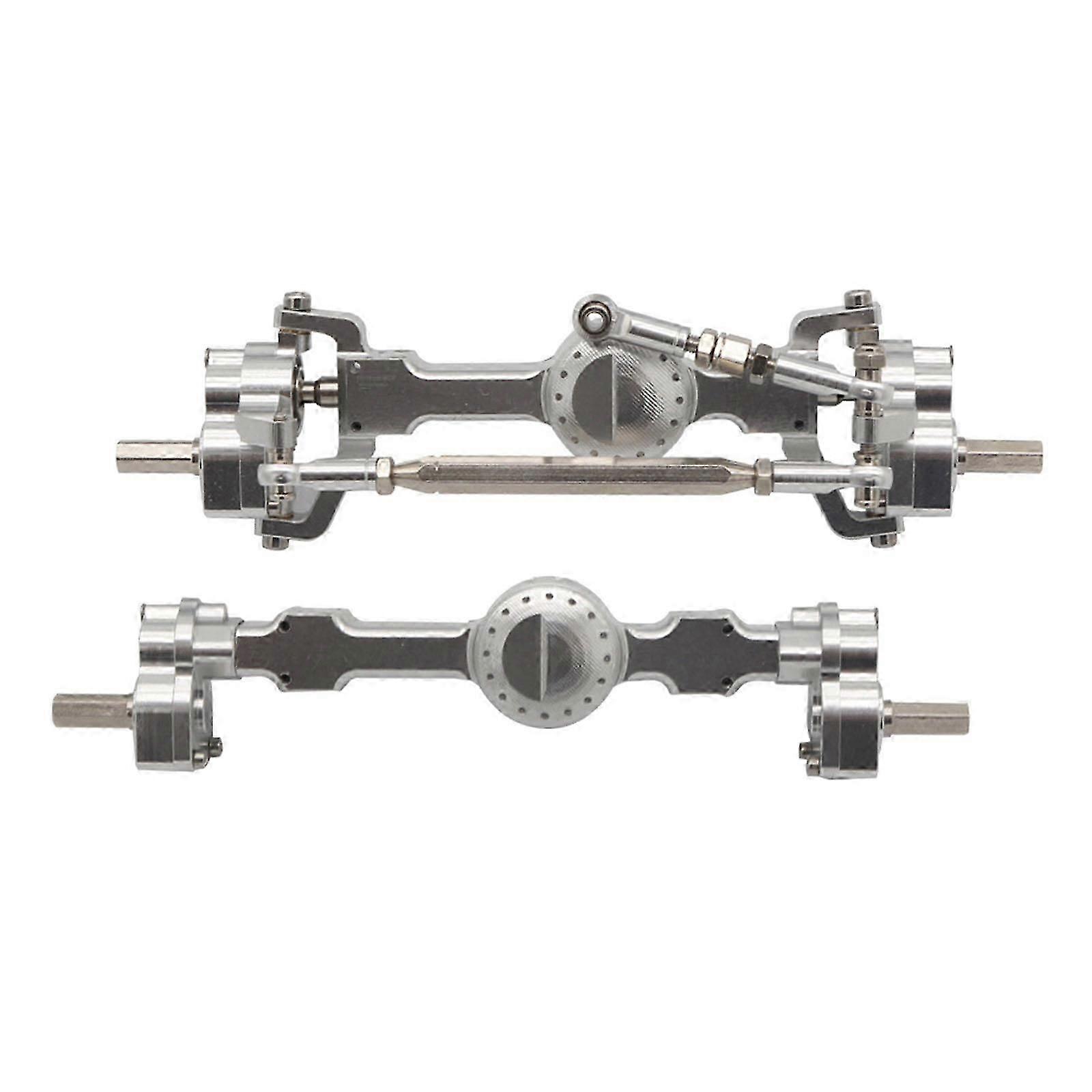 Full Metal Front Rear Axle Upgrade Parts for 1:12 Scale MN45 MN96 Black