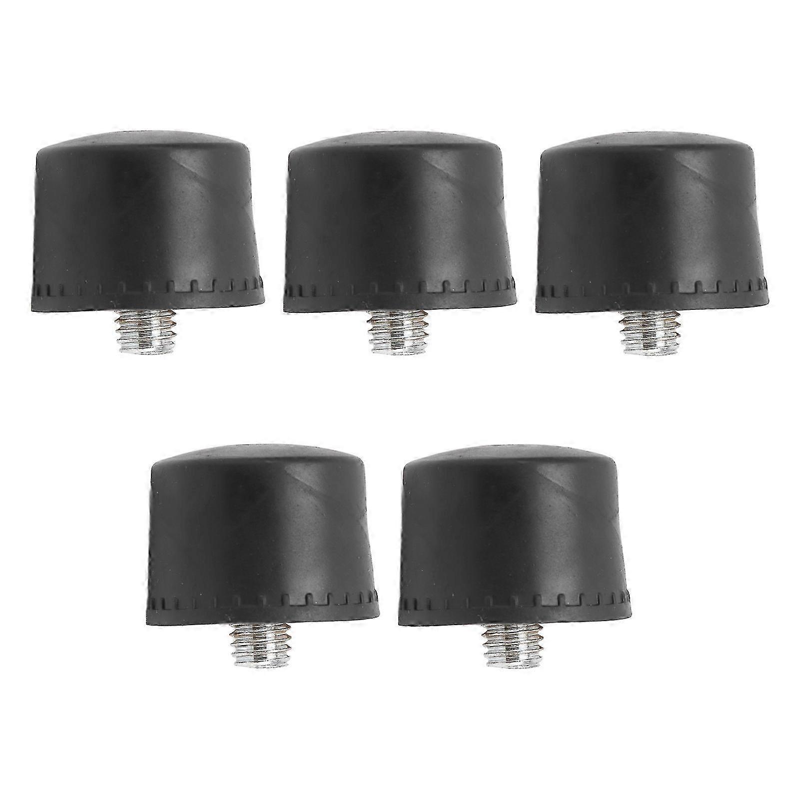 5Pcs Rubber Hammer Heads Non-Slip Oil Prevention for Household Use 35mm