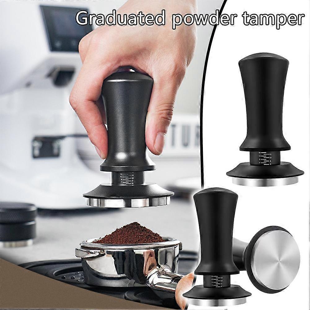 Flat bottom (A) 51mm$Universal adjustable scale constant force press tamper