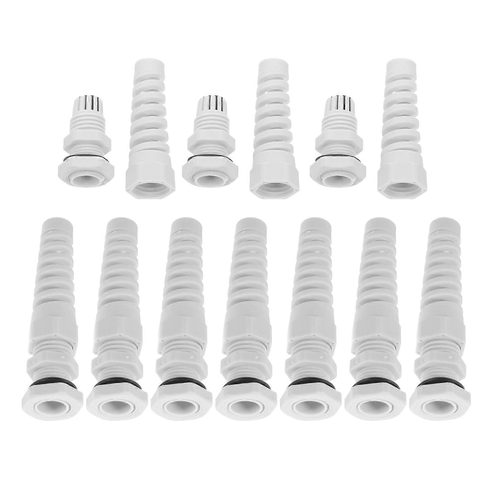 Adjustable Nylon Cable Gland Connector Strain Relief Cord Grip Durable Antitwist High Strength Reliable Connection 10pcs