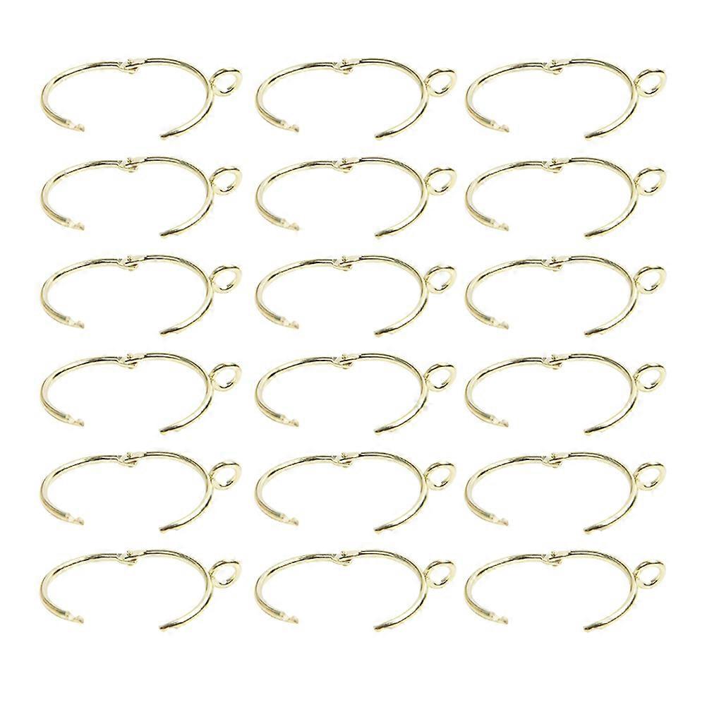 Round Curtain Clips Golden Color For Hanging Curtains 1Set