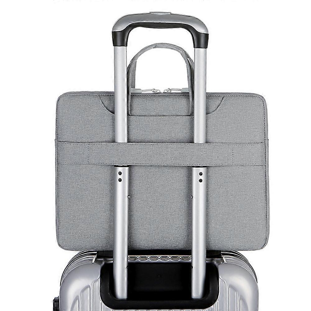 Laptop Sleeve Case 15.6 inches Shoulder Messenger Bag 360° Protective Computer Carrying Bag with Multilayer Waterproof Anti-scratch Compatible with L