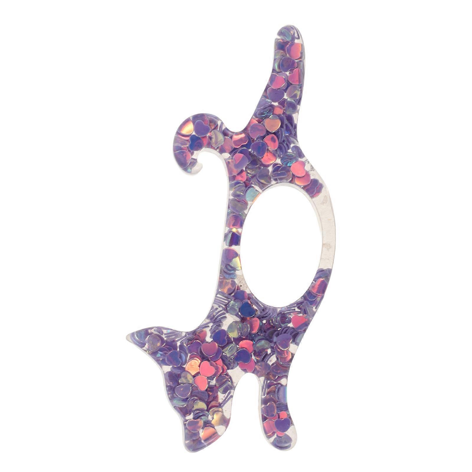 Dog Shaped Reusable Thumb Ring Bookmark for Comfortable Reading – Smooth Texture Page Holder for Book Lovers