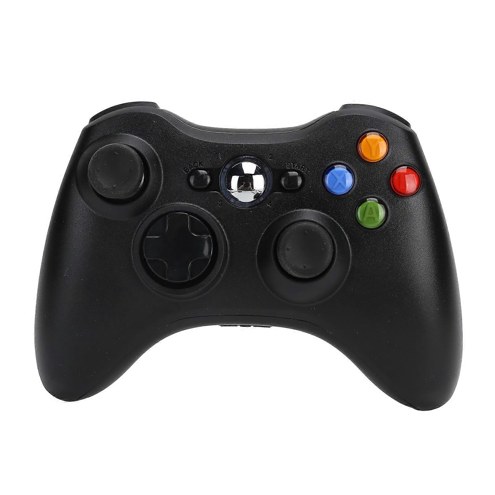 2.4G Wireless Game Controller Gamepad Handle for Xbox 360/PS3 Host Black