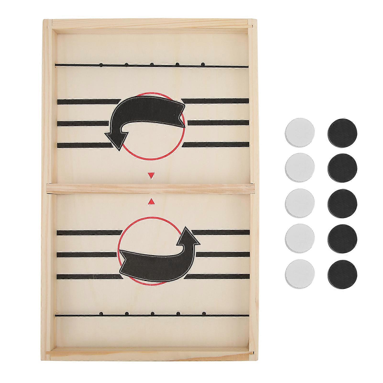 Medium Size Wooden Table Hockey Board Game ParentChild Interactive Desktop Battle Chess Toy