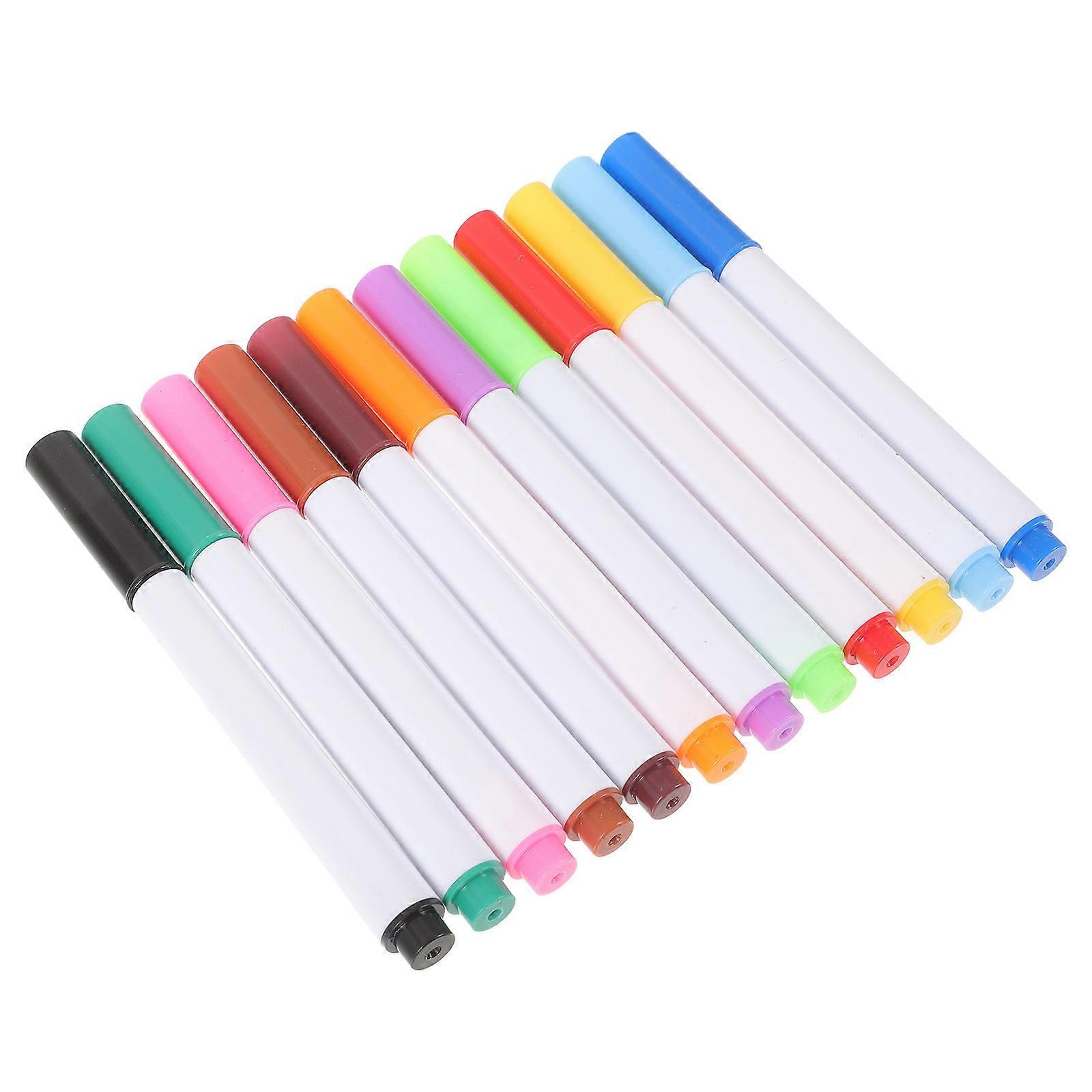 12pcs Whiteboard Markers Smooth Writing, Erasable, Vivid Colors, Durable, Non Fading, for School, Office, Classroom Use