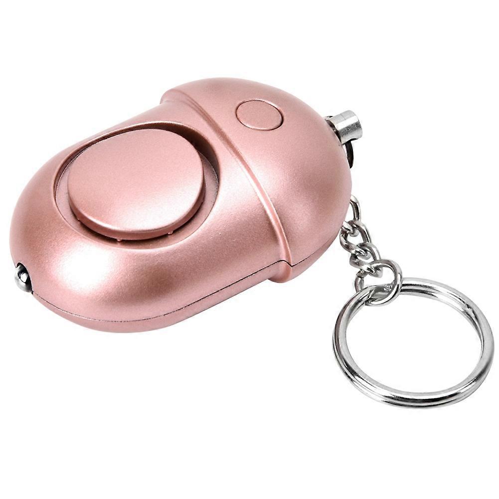 130db Personal Security Alarm Keychain Rosy Emergency Survival Anti rape Siren with LED