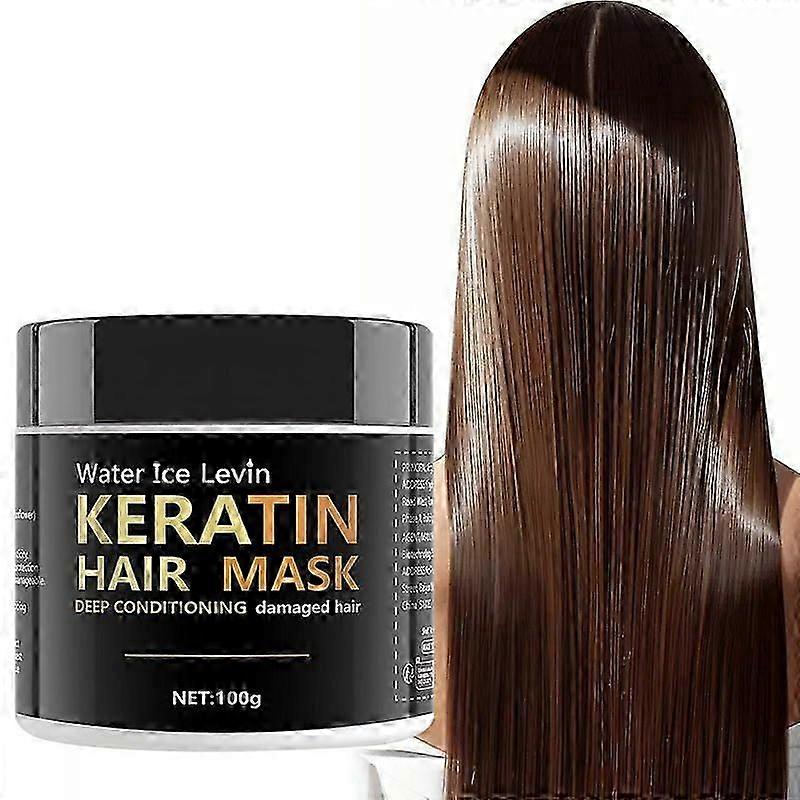 Máscara Capilar de Queratina - Condicionador Profundo para Cabelos Secos e Danificados - Hidrata, Repara Pontas Duplas, Nutre - Tratamento Capilar com Queratina - Condicionamento Profundo do Cabelo
