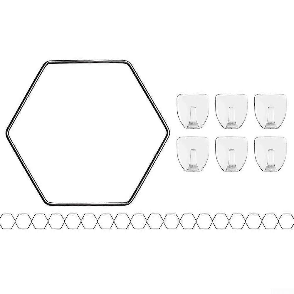 Aesthetic plant support system, 18piece chain trellis set