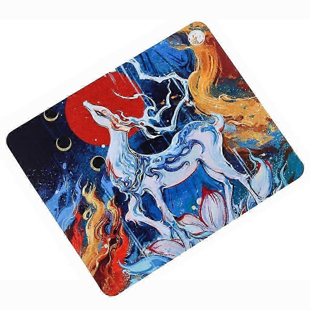 QingSui Deer Mouse Pad - Esptiger Rubber Mousepad with Foamed Natural Rubber Mat for Comfortable Gaming & Office Use