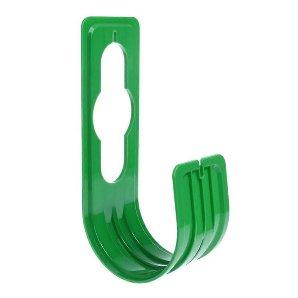 Garden hose reel, metal hose rolling reel, wallmounted extension cord storage shelf, green ABS hook