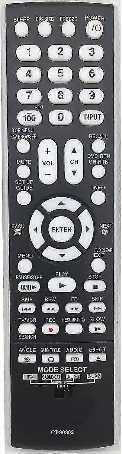 CT-90302 Replace Remote Control for Toshiba LED TV