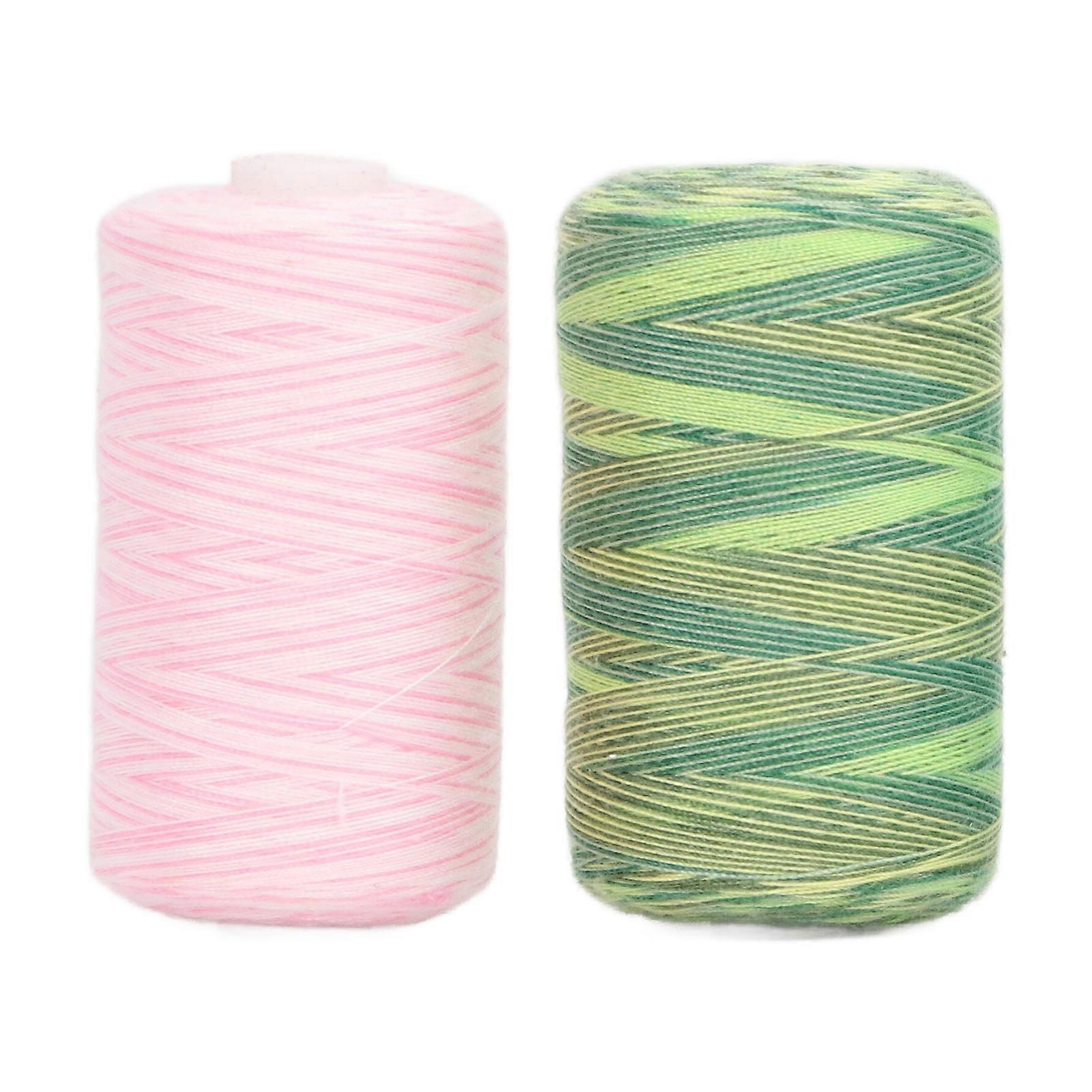 Sewing Thread Set 1000 Yards Colorful Polyester Embroidery Thread Spools for DIY Hand Machine Sewing 5pcs