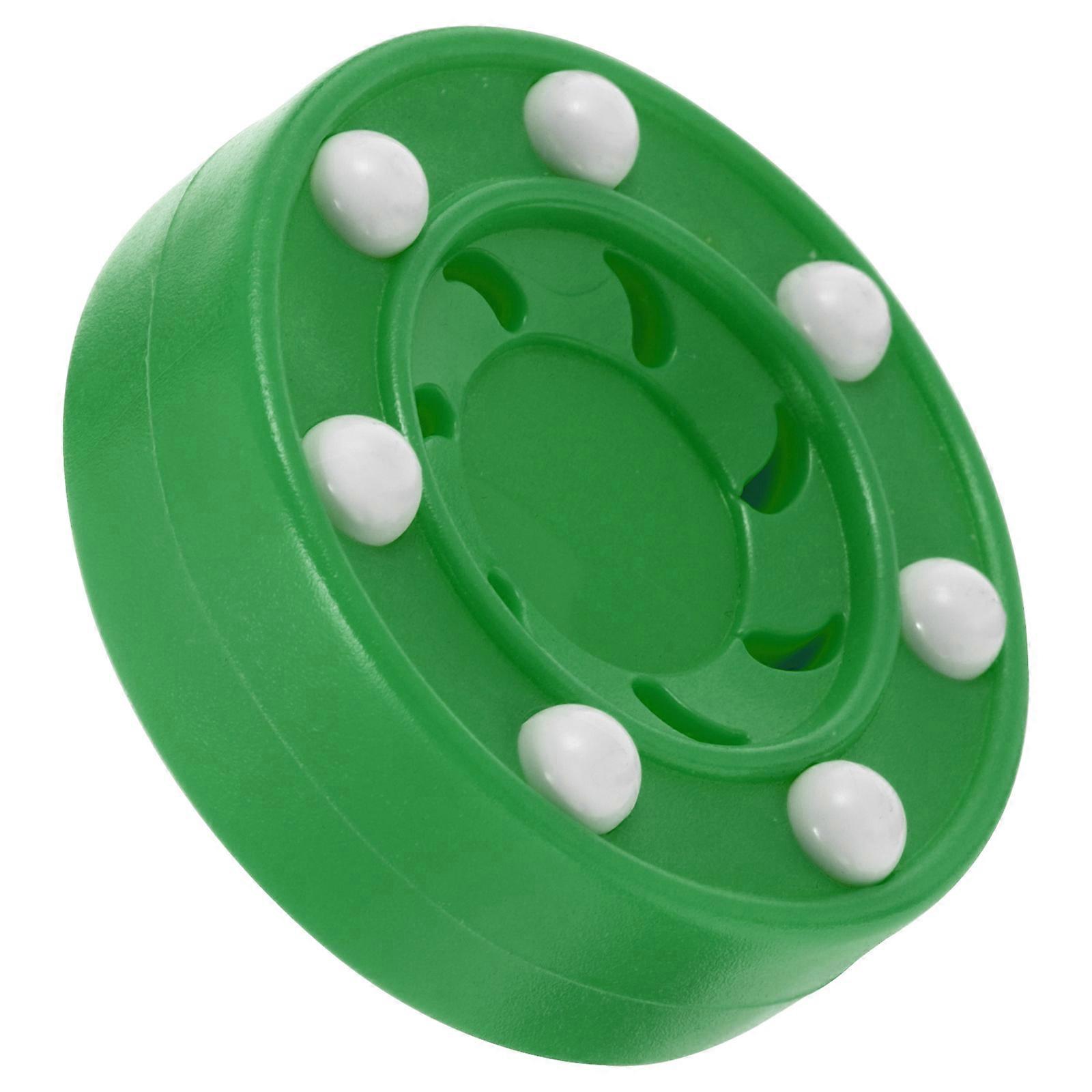 Durable Roller Hockey Training Puck Smooth Surface for Accurate Shots, Suitable for Indoor and Outdoor Practice on Concrete and Wood Courts