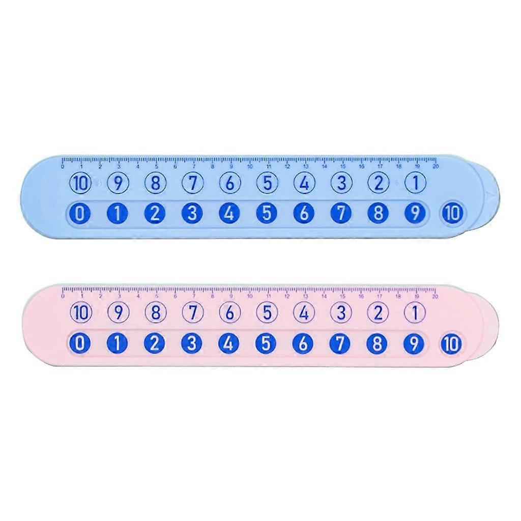Number Match Ruler Home School Numbers Toy Digital Decomposition Ruler Additive Decomposition Slider Ruler
