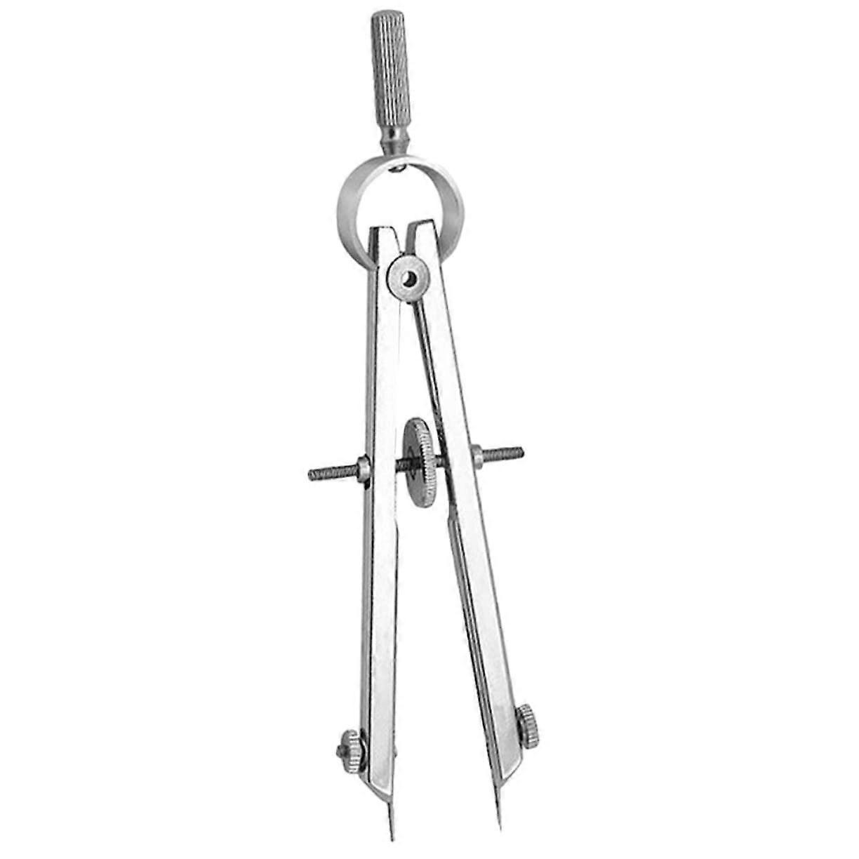 Designer Accessory Compact Compass - Multifunctional Spring Compass Tool for Circle Measuring, Leather & Metal Materials