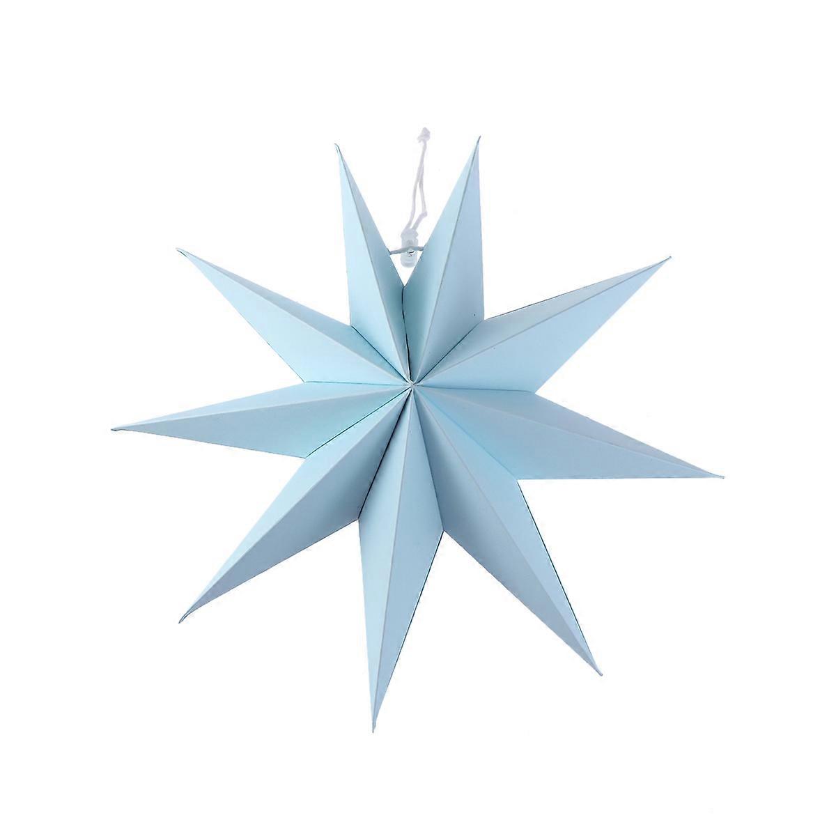 Foldable Star Lampshade Lamp Accessory For Events 30cm Diameter Sky-Blue 1Pack