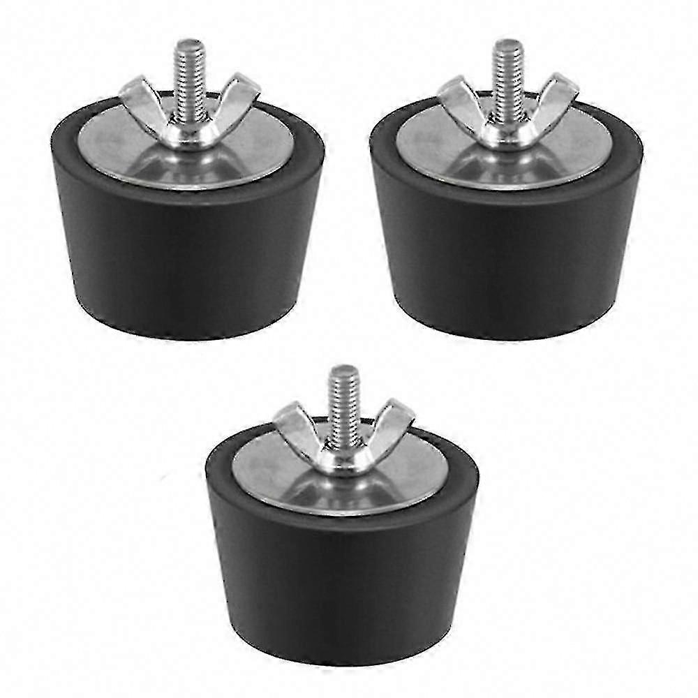 38mm Pool Winterizing Plug 3pcs Rubber Expansion Plug for Anti-freeze Drain Pipe Protection