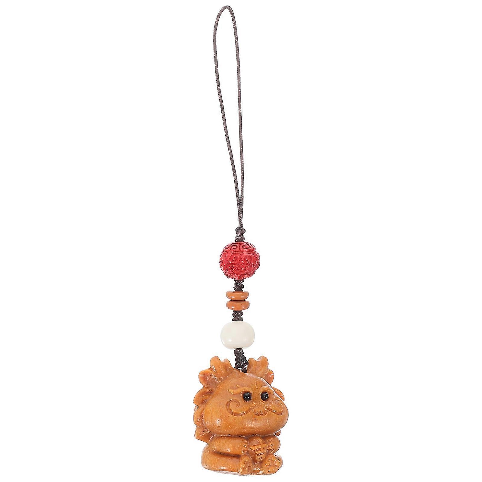 Cute Lightweight Dragon Phone Charm Strap Pendant Keychain with Zodiac Design – Universal Accessory for Bags, Backpacks, and Purses