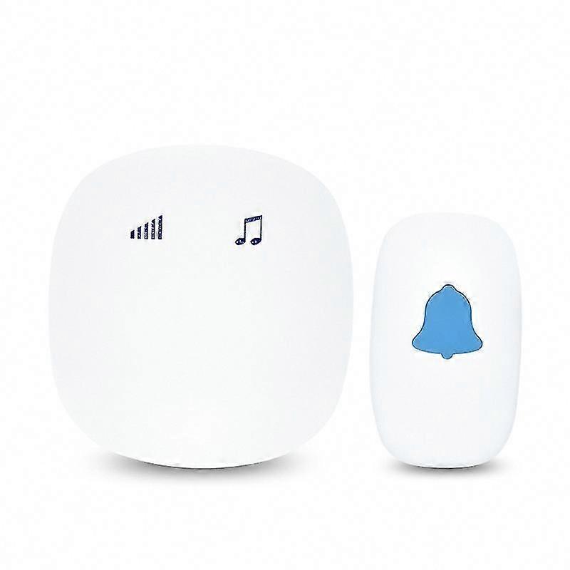 Wireless Doorbell Kit with Waterproof Outdoor Button, Smart Home Security Chime, Super Long Range