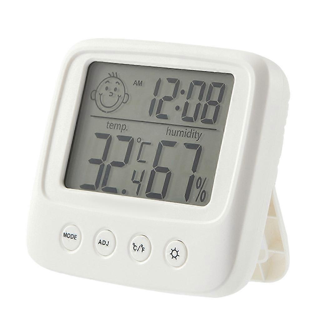 Baby Temperature Room Hygrometer For Temperature Rectangular Shape Families Suitable Home Use 8.5x7.7cm 1Pcs