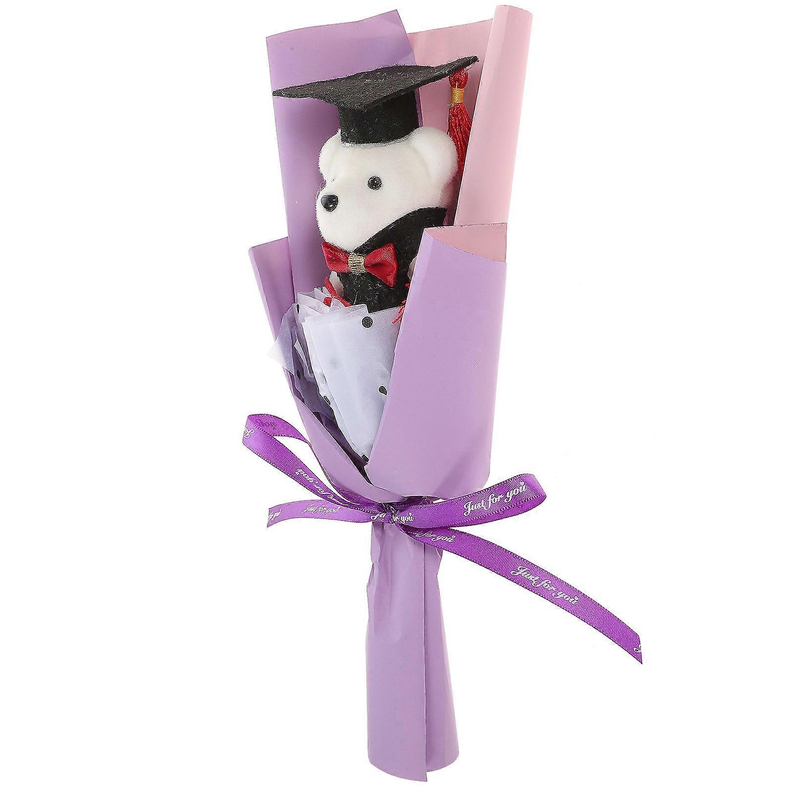 Graduation Party Bear Shaped Bouquet Photo Prop For Indoor Space With Chic Style 1Set