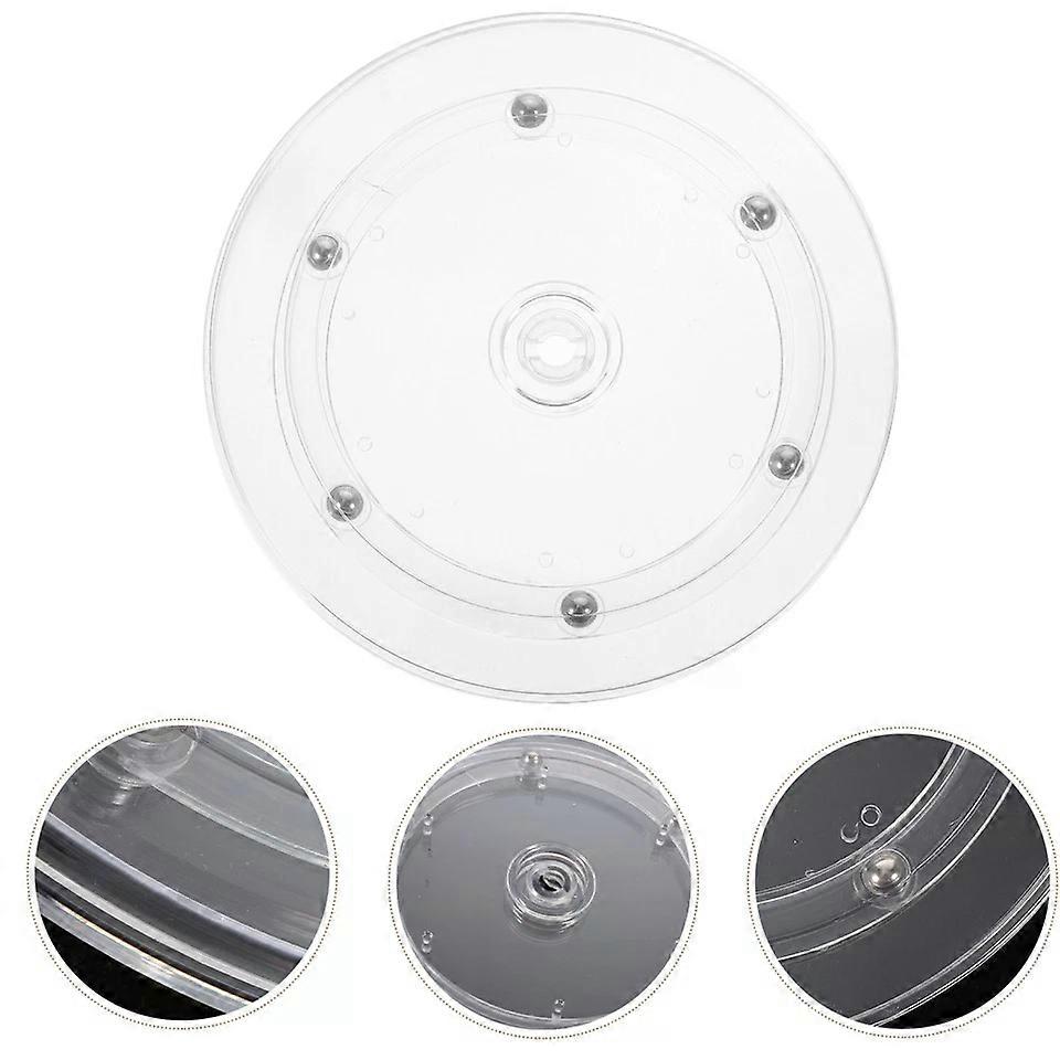 Display Turntable, 6 Inches Transparent 360 Degree Practical Display Stand