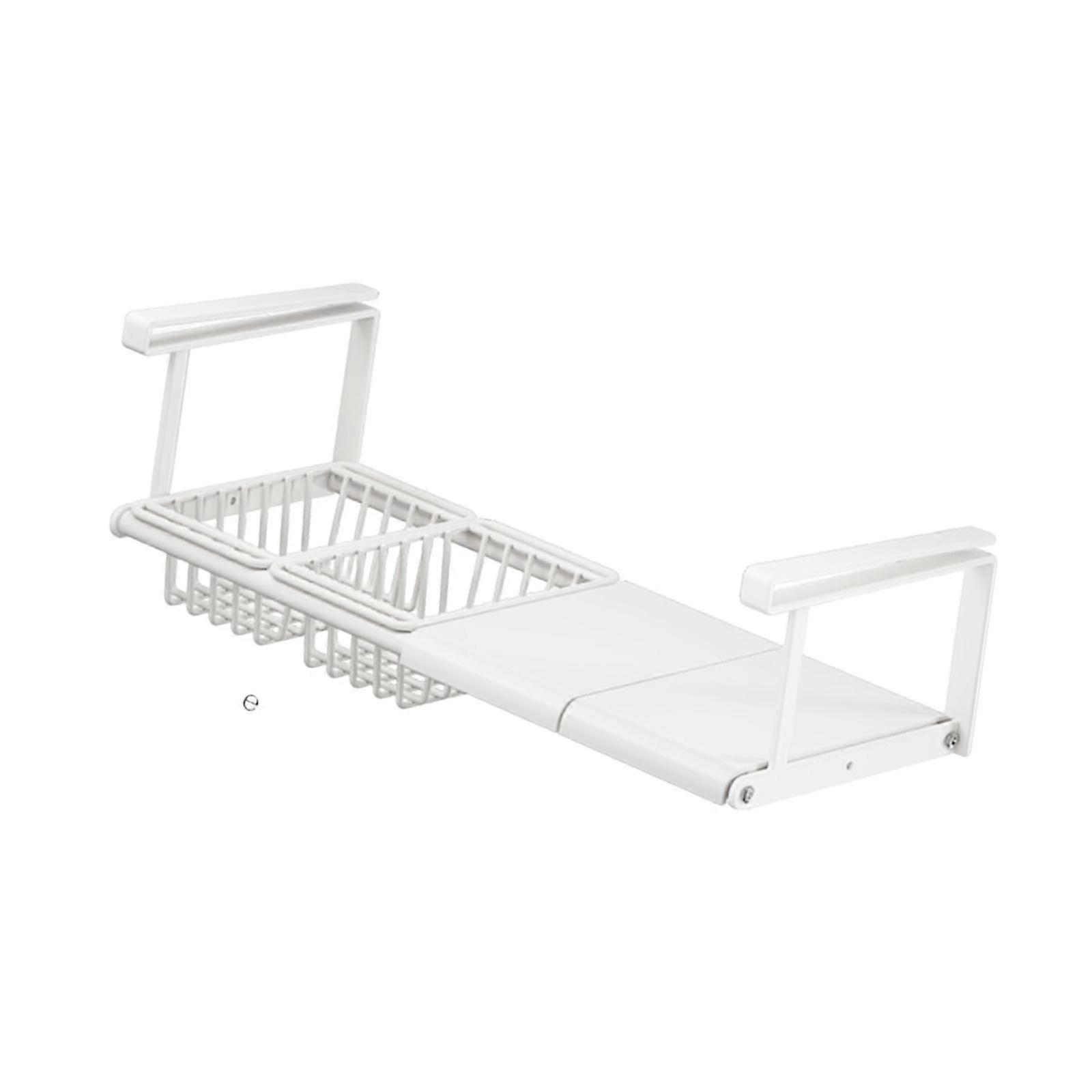 under Cabinet Storage Basket Adjustable Storage Rack Space Saving Closet