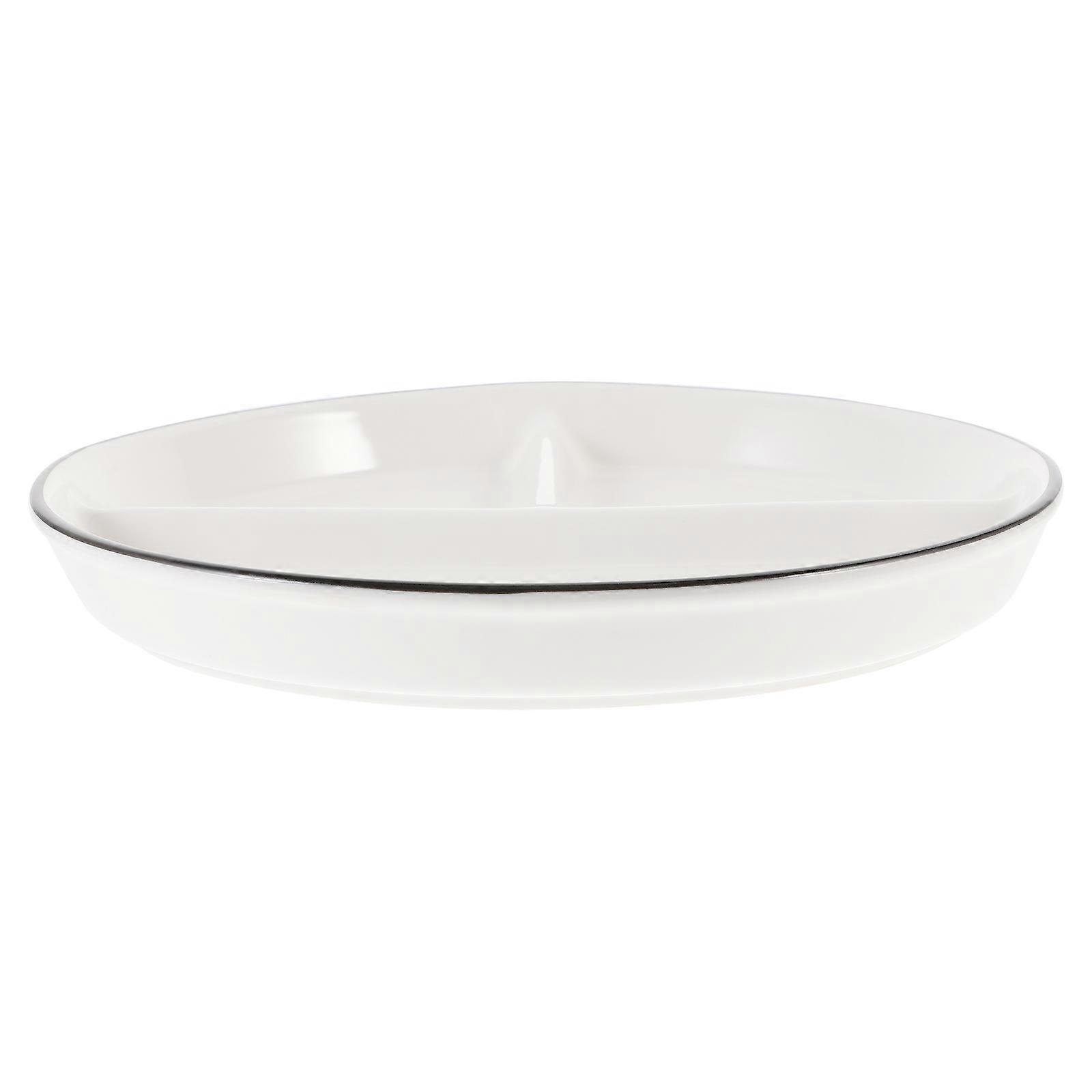 Diet Plates For Adults 2Pcs Random Style Meal Time 7.9X7.9X1in Easy To Clean
