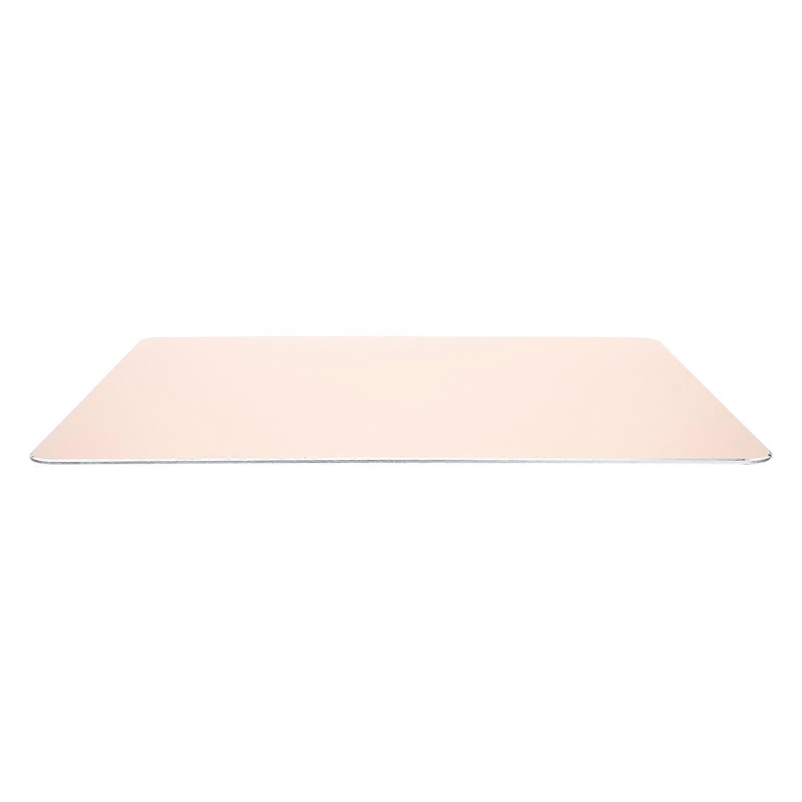 Aluminum Alloy Desk Pad for Gamers and Office Use Golden Color Ergonomic Design Lightweight 7.8x7.8