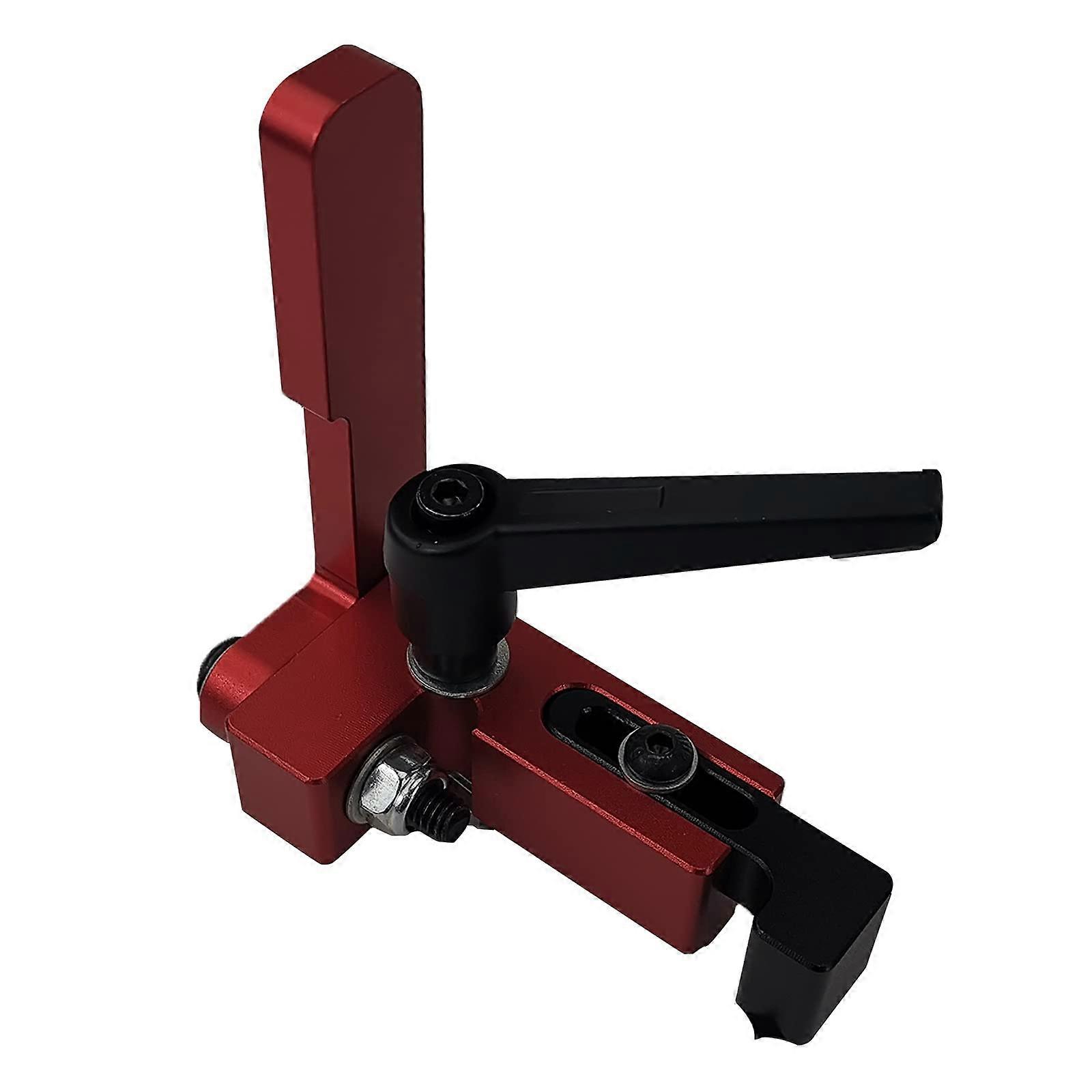 Type75 Mitre Rail Stop Alloy Steel, Woodworking Limiter for TRails, TGroove Woodworking, DIY Tool, Precise Length Limiting Device