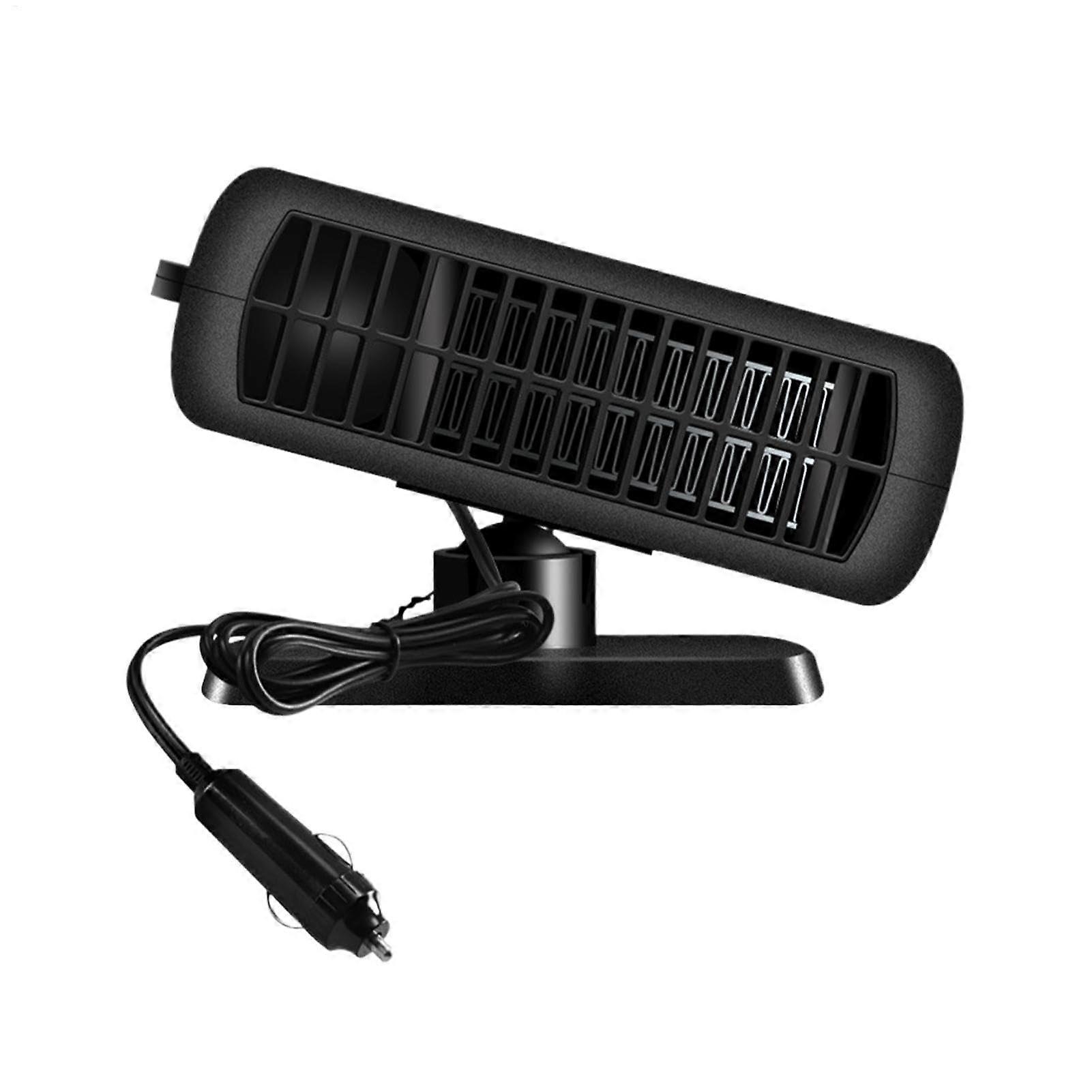 Car Heaters for Vehicles - 12V Plug-in Windscreen Defroster and Rotating Air Heater for Quick Heating Compatibility