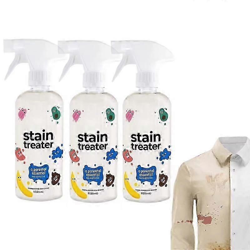 3X flekkfjernerspray, 300ML flekkbehandler for klesvask, flekkbehandler spray rotete flekkfjerner