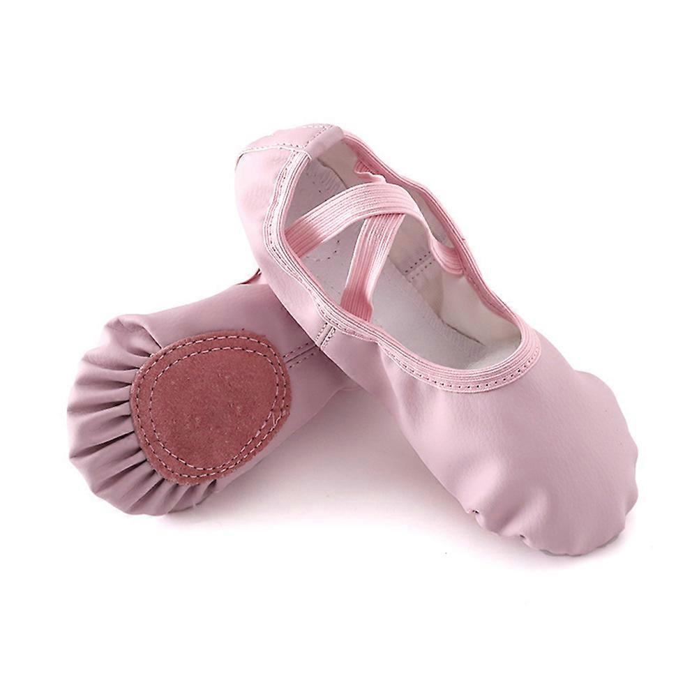 Dance Slippers For Girls Pink Canvas Anti-slip Ballet Practice 1 Pair
