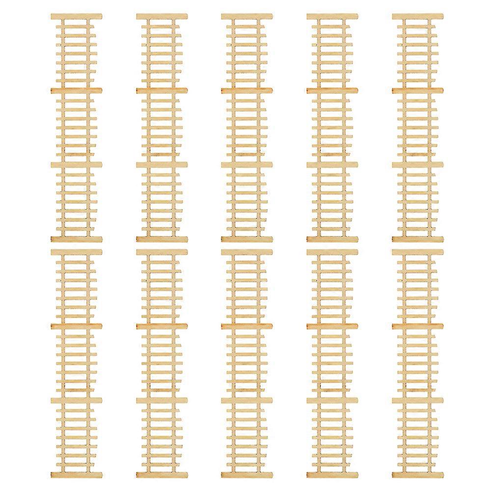 10pcs Scale Model Fencing for Dollhouse Gardens   Realistic, Durable Landscaping & Creative Building Accessory